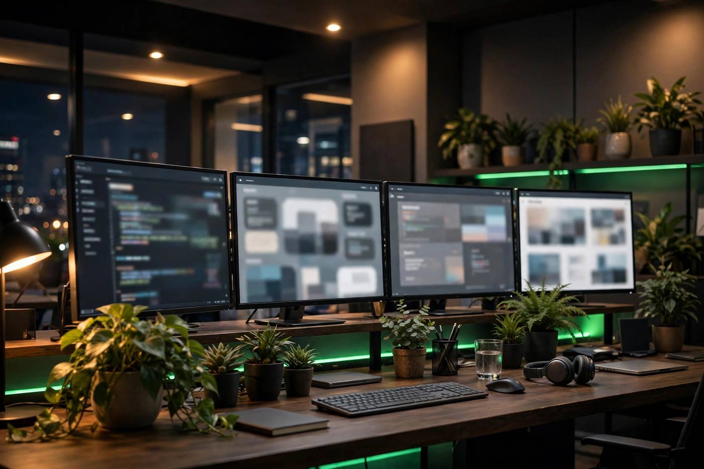 Tech workspace